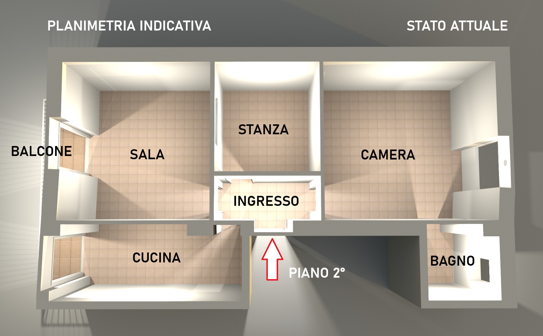 Planimetria Appartamento in Vendita in Via I Maggio,19 - Manfredonia