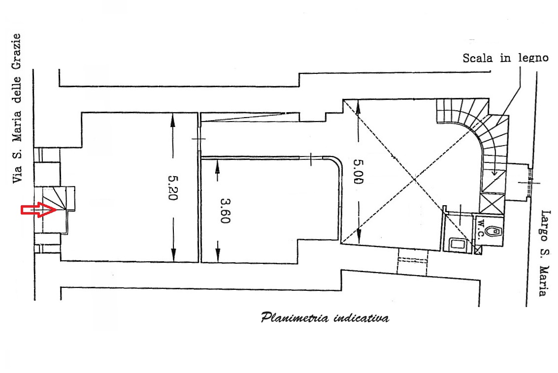 Planimetria Ufficio/studio in Vendita in Via Santa Maria delle Grazie,38 - Manfredonia